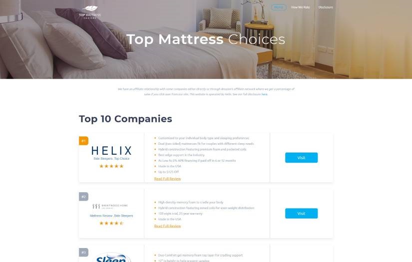 TOP MATRESS screenshot 1